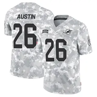 Miami Dolphins Men's Alex Austin Limited 2024 Salute to Service Jersey - Arctic Camo