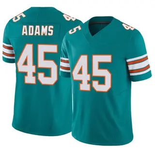 Miami Dolphins Men's BJ Adams Limited Alternate Vapor F.U.S.E. Jersey - Aqua