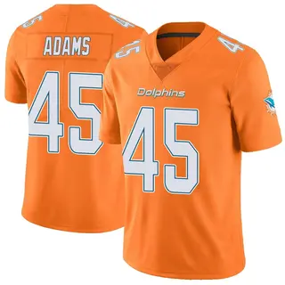 Miami Dolphins Men's BJ Adams Limited Color Rush Jersey - Orange