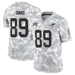 Miami Dolphins Men's Ben Sims Limited 2024 Salute to Service Jersey - Arctic Camo
