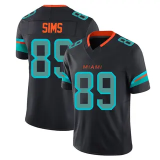 Miami Dolphins Men's Ben Sims Limited Pitch 2025 Rivalries Collection Jersey - Blue
