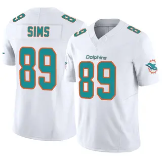 Miami Dolphins Men's Ben Sims Limited Vapor F.U.S.E. Jersey - White