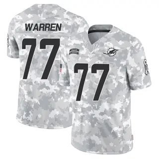 Miami Dolphins Men's Carter Warren Limited 2024 Salute to Service Jersey - Arctic Camo