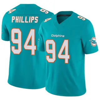 Miami Dolphins Men's Jordan Phillips Limited Vapor F.U.S.E. Jersey - Aqua