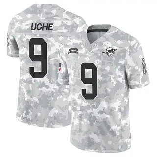 Miami Dolphins Men's Joshua Uche Limited 2024 Salute to Service Jersey - Arctic Camo