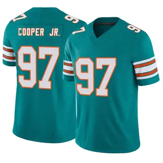 Miami Dolphins Men's Keith Cooper Jr. Limited Alternate Vapor F.U.S.E. Jersey - Aqua