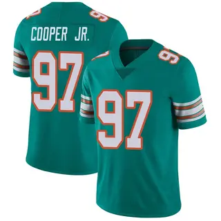 Miami Dolphins Men's Keith Cooper Jr. Limited Alternate Vapor Untouchable Jersey - Aqua