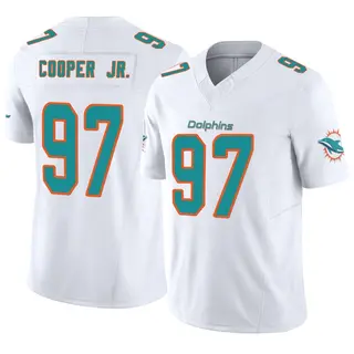 Miami Dolphins Men's Keith Cooper Jr. Limited Vapor F.U.S.E. Jersey - White