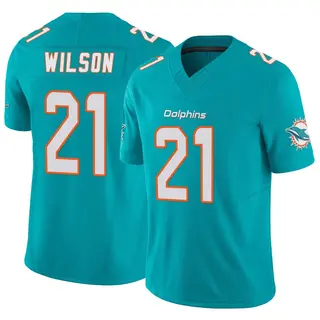 Miami Dolphins Men's Marco Wilson Limited Vapor F.U.S.E. Jersey - Aqua
