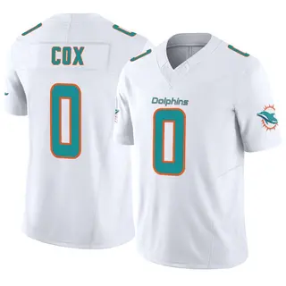 Miami Dolphins Men's Marques Cox Limited Vapor F.U.S.E. Jersey - White