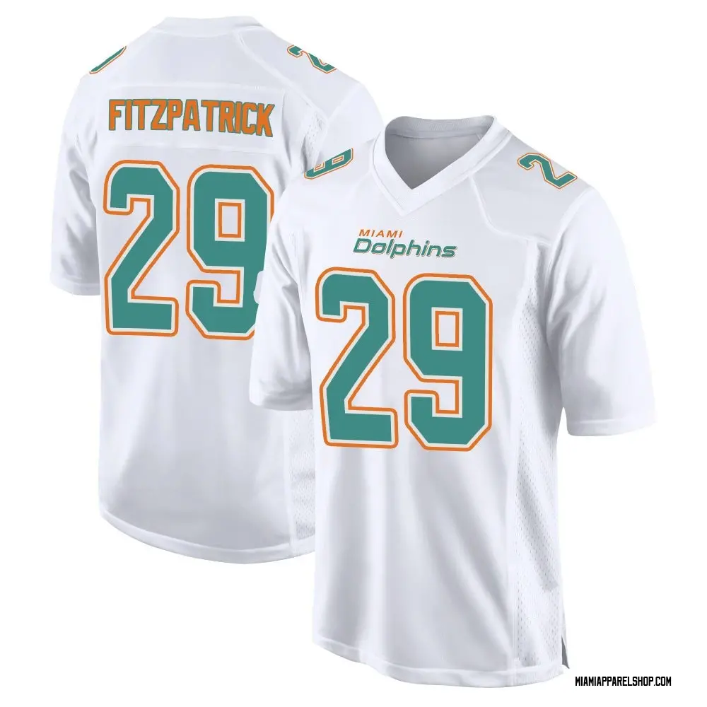 Miami Dolphins Men's Minkah Fitzpatrick Game Fashion Jersey - White