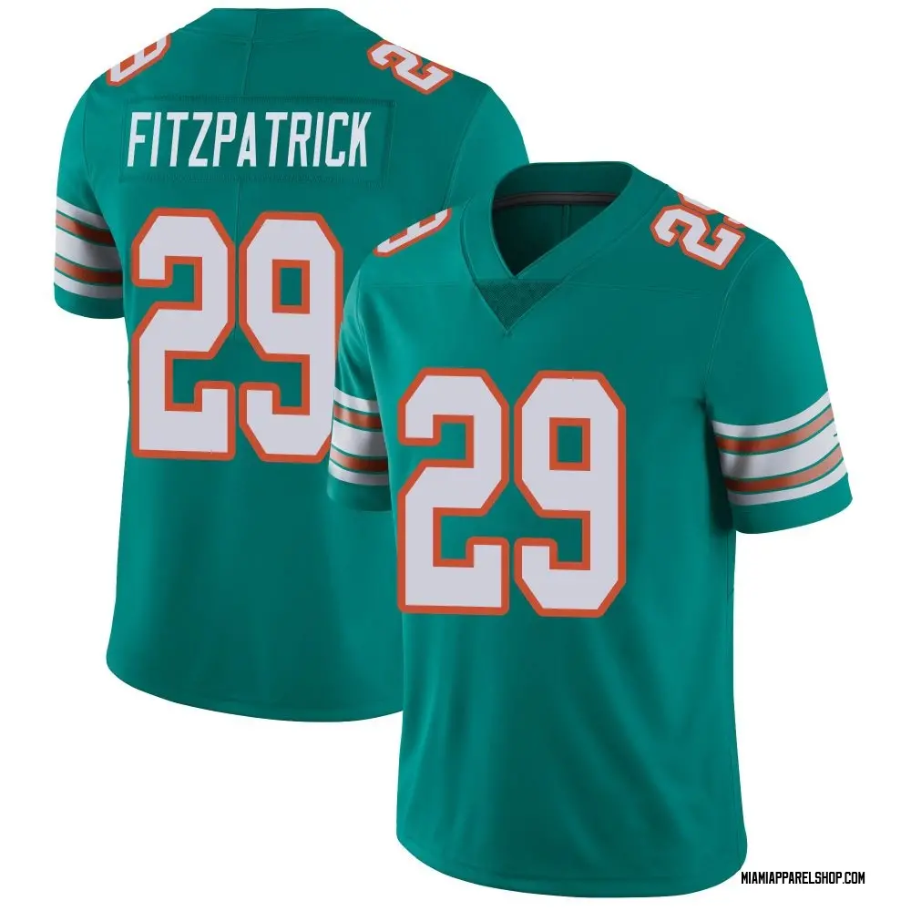 Miami Dolphins Men's Minkah Fitzpatrick Limited Alternate Vapor Untouchable Jersey - Aqua