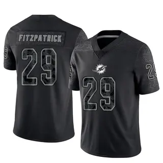 Miami Dolphins Men's Minkah Fitzpatrick Limited Reflective Jersey - Black