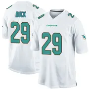 Miami Dolphins Men's Storm Duck Game Jersey - White