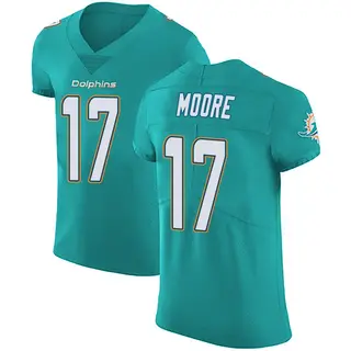 Miami Dolphins Men's Trey Moore Elite Aqua Team Color Vapor Untouchable Jersey - Green