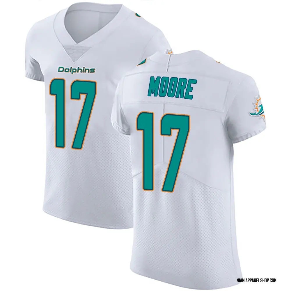 Miami Dolphins Men's Trey Moore Elite Vapor Untouchable Jersey - White