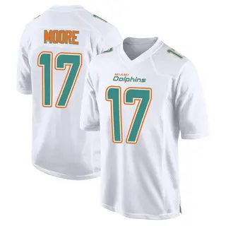 Miami Dolphins Men's Trey Moore Game Fashion Jersey - White