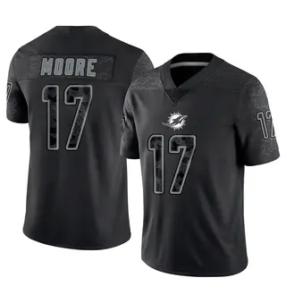 Miami Dolphins Men's Trey Moore Limited Reflective Jersey - Black