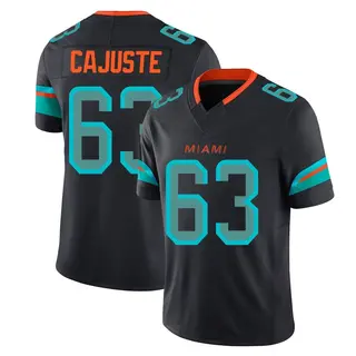 Miami Dolphins Men's Yodny Cajuste Limited Pitch 2025 Rivalries Collection Jersey - Blue