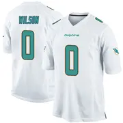Miami Dolphins Men's Zach Wilson Game Jersey - White