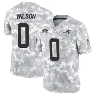 Miami Dolphins Men's Zach Wilson Limited 2024 Salute to Service Jersey - Arctic Camo