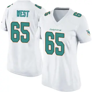Miami Dolphins Women's Addison West Game Jersey - White