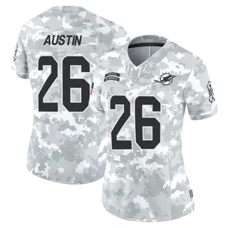 Miami Dolphins Women's Alex Austin Limited 2024 Salute to Service Jersey - Arctic Camo