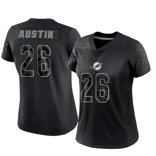 Miami Dolphins Women's Alex Austin Limited Reflective Jersey - Black