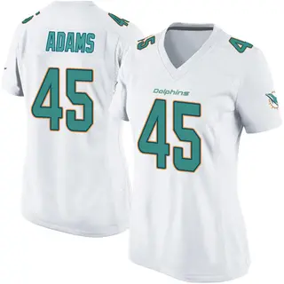 Miami Dolphins Women's BJ Adams Game Jersey - White