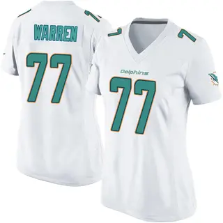 Miami Dolphins Women's Carter Warren Game Jersey - White
