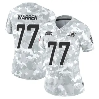 Miami Dolphins Women's Carter Warren Limited 2024 Salute to Service Jersey - Arctic Camo