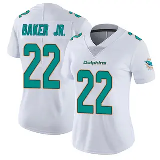 Miami Dolphins Women's Darrell Baker Jr. limited Vapor Untouchable Jersey - White