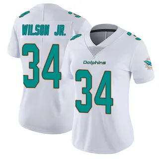 Miami Dolphins Women's Jeff Wilson Jr. limited Vapor Untouchable Jersey - White