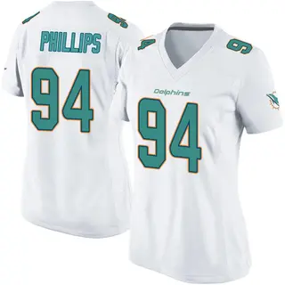 Miami Dolphins Women's Jordan Phillips Game Jersey - White