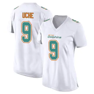 Miami Dolphins Women's Joshua Uche Game Fashion Jersey - White