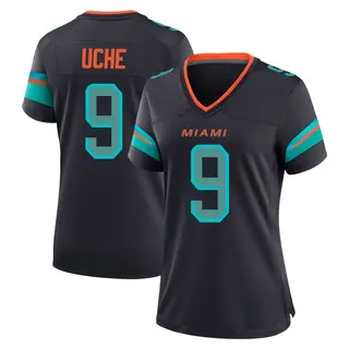 Miami Dolphins Women's Joshua Uche Game Pitch 2025 Rivalries Collection Jersey - Blue