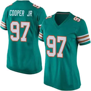 Miami Dolphins Women's Keith Cooper Jr. Game Alternate Jersey - Aqua