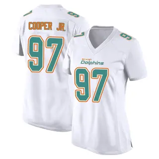 Miami Dolphins Women's Keith Cooper Jr. Game Fashion Jersey - White