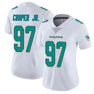 Miami Dolphins Women's Keith Cooper Jr. limited Vapor Untouchable Jersey - White