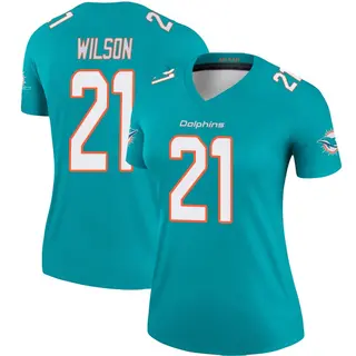Miami Dolphins Women's Marco Wilson Legend Jersey - Aqua