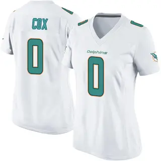 Miami Dolphins Women's Marques Cox Game Jersey - White