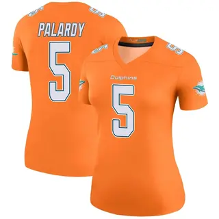 Miami Dolphins Women's Michael Palardy Legend Color Rush Jersey - Orange