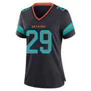 Miami Dolphins Women's Minkah Fitzpatrick Game Pitch 2025 Rivalries Collection Jersey - Blue