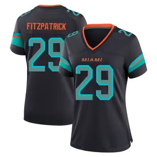 Miami Dolphins Women's Minkah Fitzpatrick Game Pitch 2025 Rivalries Collection Jersey - Blue