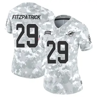 Miami Dolphins Women's Minkah Fitzpatrick Limited 2024 Salute to Service Jersey - Arctic Camo