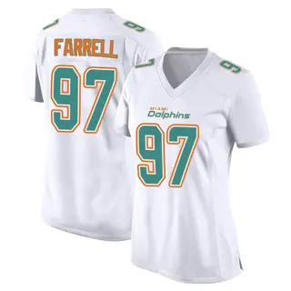 Miami Dolphins Women's Neil Farrell Game Fashion Jersey - White