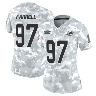 Miami Dolphins Women's Neil Farrell Limited 2024 Salute to Service Jersey - Arctic Camo