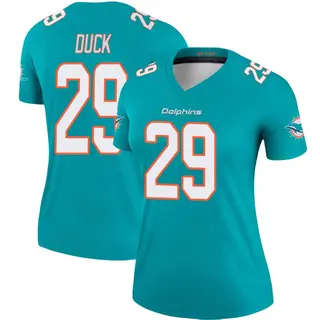 Miami Dolphins Women's Storm Duck Legend Jersey - Aqua