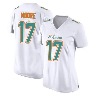 Miami Dolphins Women's Trey Moore Game Fashion Jersey - White