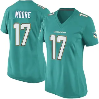 Miami Dolphins Women's Trey Moore Game Team Color Jersey - Aqua